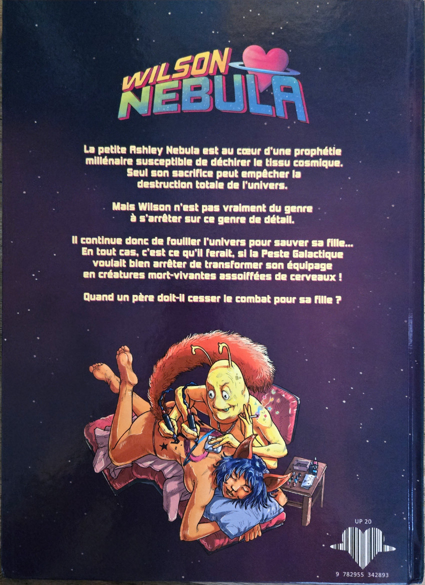 Verso de l'album Wilson Nebula Tome 2 Perdue dans le temps