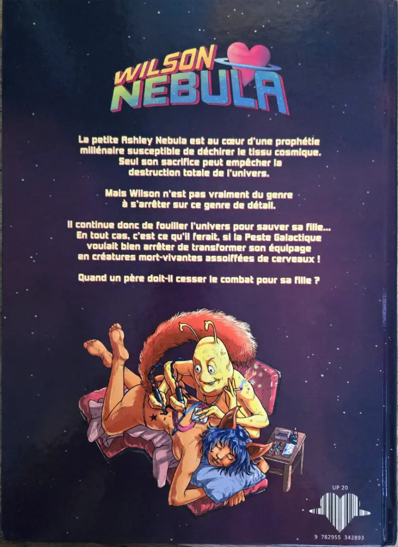 Verso de l'album Wilson Nebula Tome 2 Perdue dans le temps