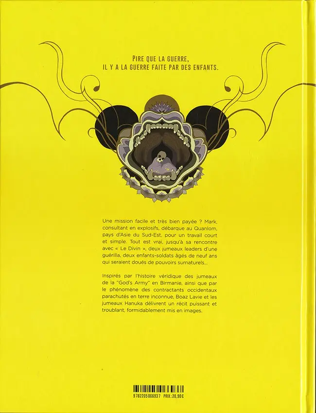 Verso de l'album Le Divin