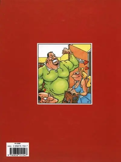 Verso de l'album L'Étoffe des zéros Tome 1