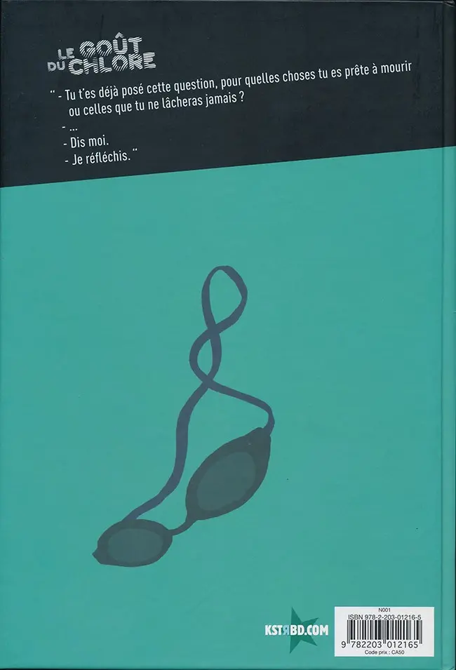 Verso de l'album Le Goût du chlore