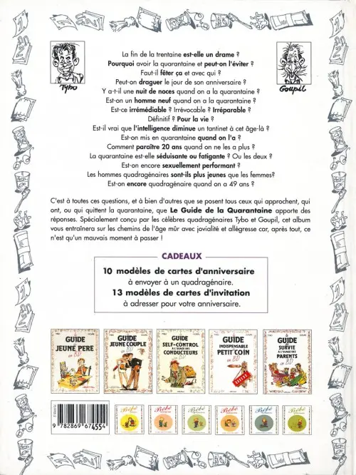 Verso de l'album Le Guide Tome 6 Le guide de la quarantaine