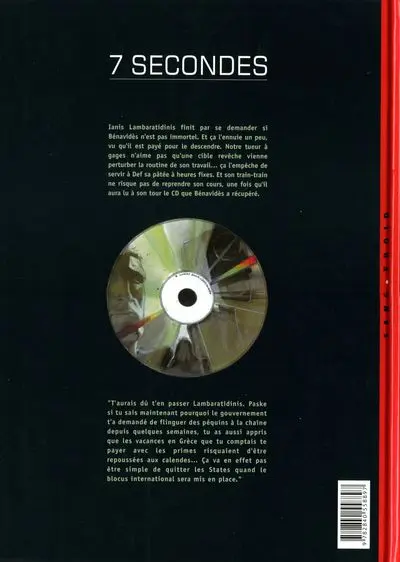 Verso de l'album 7 secondes Tome 3 Lambaratidinis