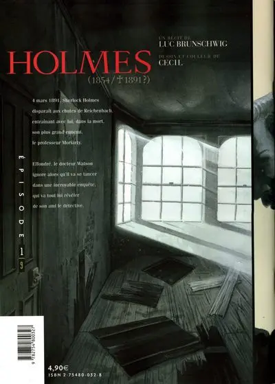 Verso de l'album Holmes Livre I Holmes (1854/†1891?)