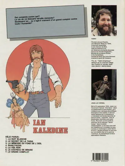 Verso de l'album Ian Kalédine Tome 7 Le grand complot