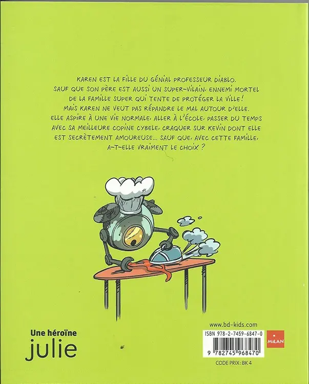 Verso de l'album Karen Diablo
