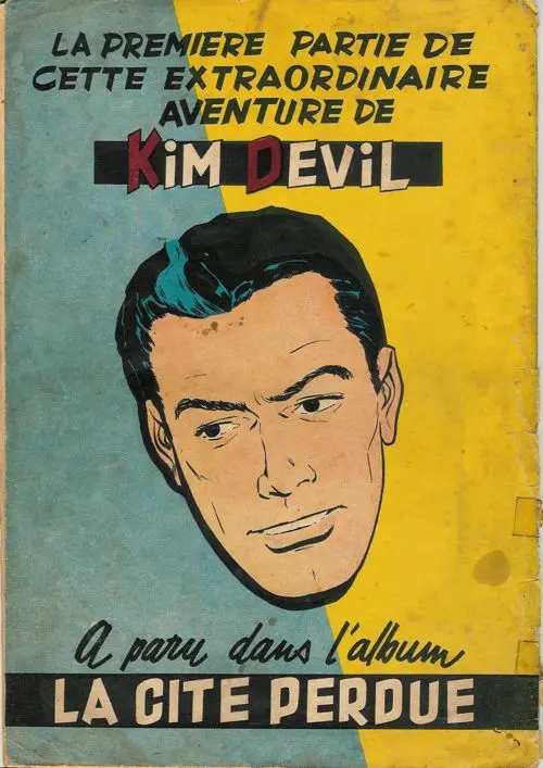 Verso de l'album Kim Devil Tome 2 Le peuple en dehors du temps