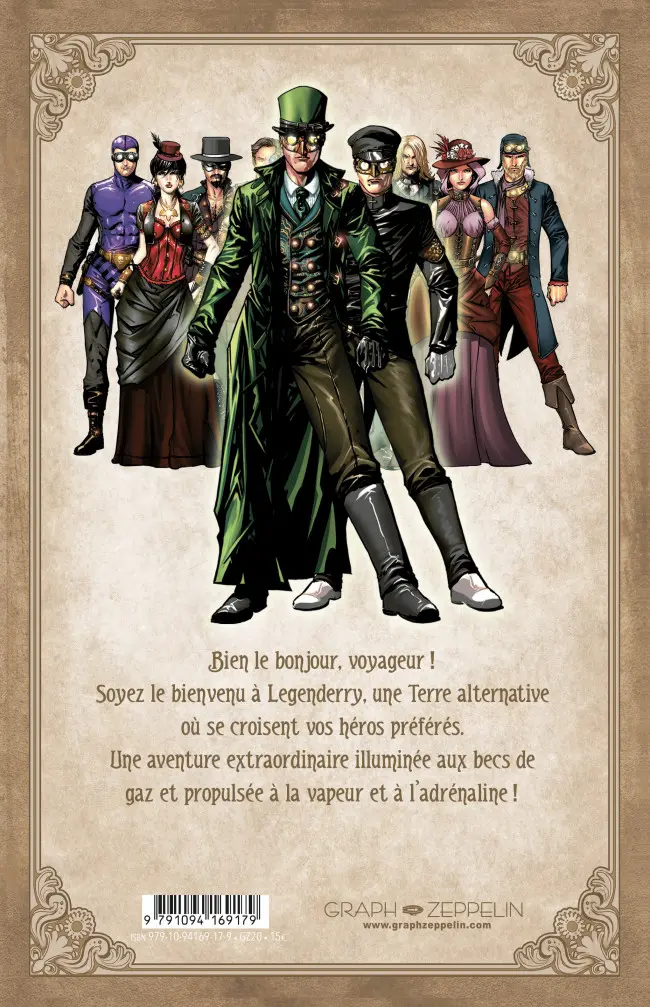 Verso de l'album Legenderry Tome 2 Green Hornet
