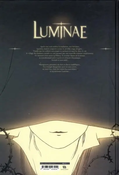 Verso de l'album Luminae Tome 2 La naissance des heures