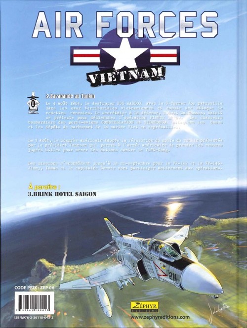 Verso de l'album Air forces - Vietnam Tome 2 Sarabande au Tonkin