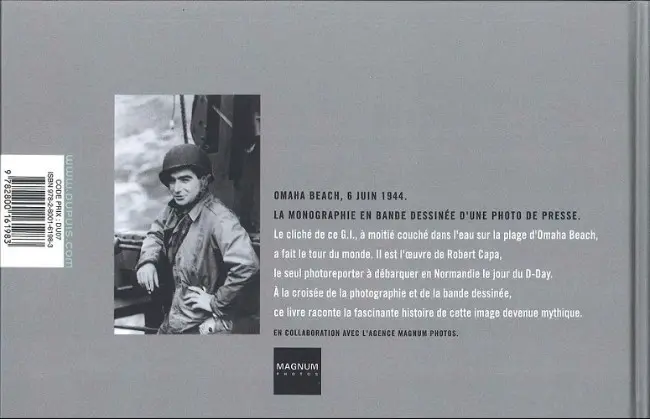 Verso de l'album Magnum Photos Tome 1 Omaha Beach, 6 juin 1944