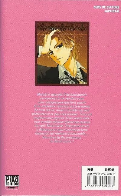 Verso de l'album Maid Sama ! 5