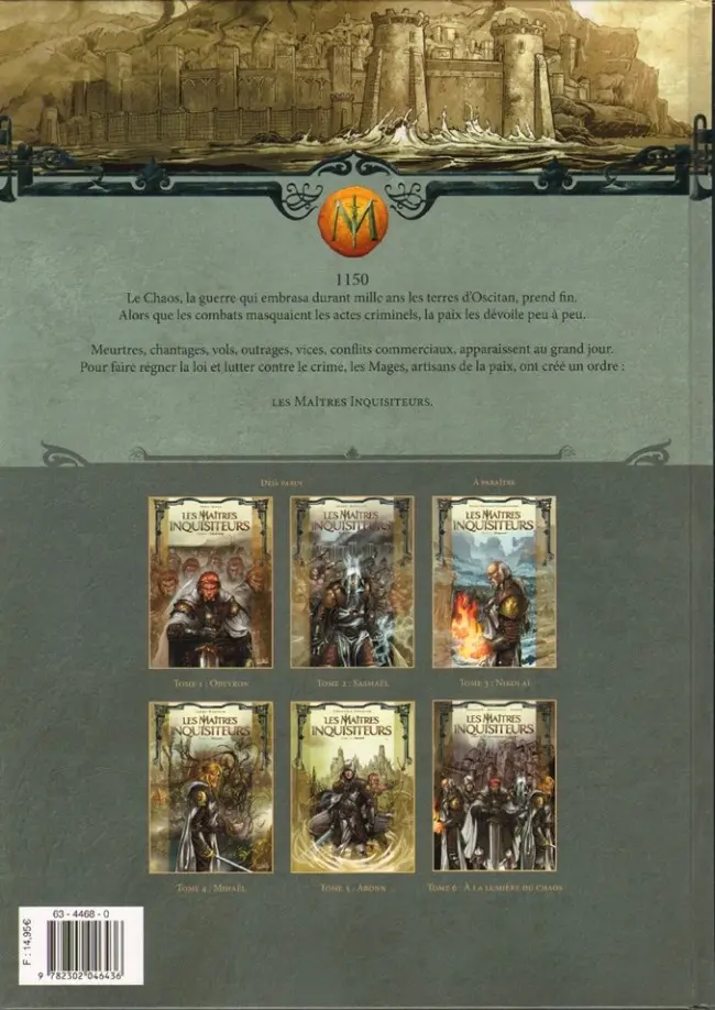 Verso de l'album Les Maîtres inquisiteurs Tome 2 Sasmaël