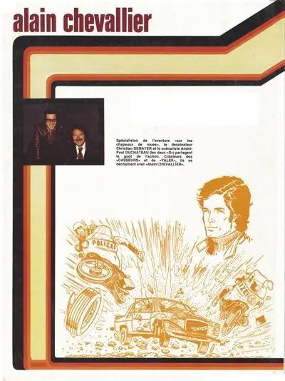 Verso de l'album Alain Chevallier Tome 9 Team de la mort