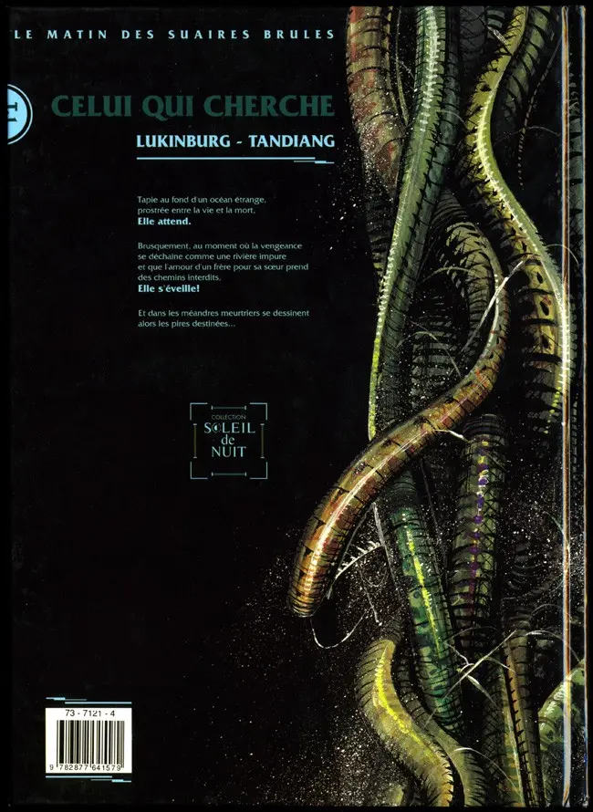 Verso de l'album Le Matin des suaires brûlés Tome 1 Celui qui cherche
