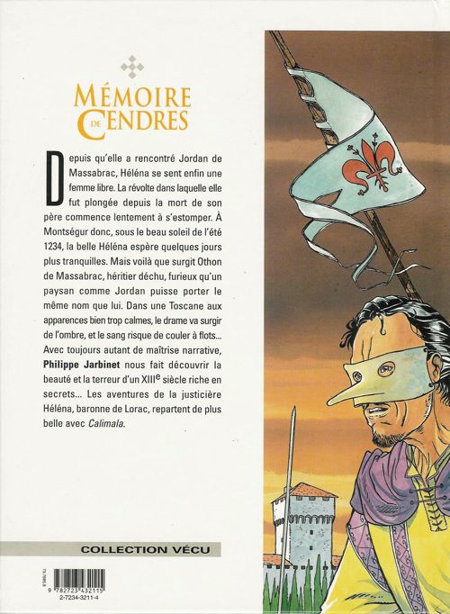 Verso de l'album Mémoire de Cendres Tome 7 Calimala