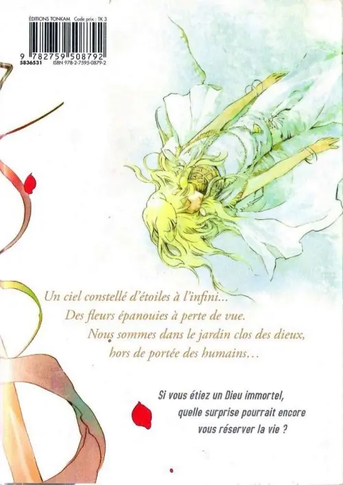 Verso de l'album Olympos Tome 1
