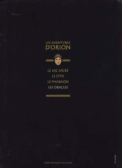 Verso de l'album Orion La collection - Hachette Tome 4 Les Oracles