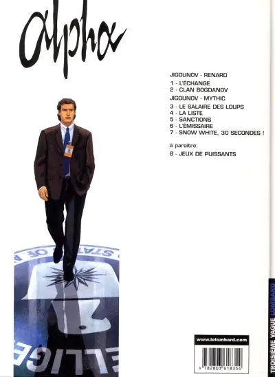 Verso de l'album Alpha Tome 7 Snow White, 30 secondes !