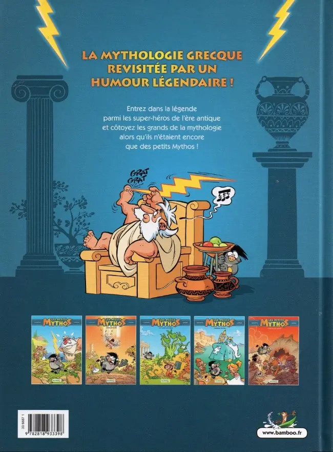 Verso de l'album Les Petits Mythos Tome 5 Détente aux enfers