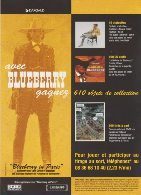 Autre de l'album Blueberry Tome 25 Ombres sur Tombstone