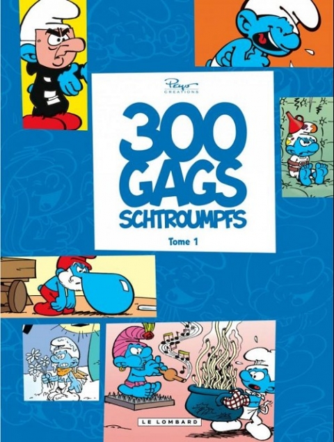 Couverture de l'album 300 gags de Schtroumpfs Tome 1