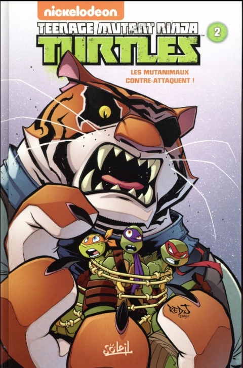 Couverture de l'album Teenage Mutant Ninja Turtles Tome 2 Les Mutanimaux Contre-Attaquent !