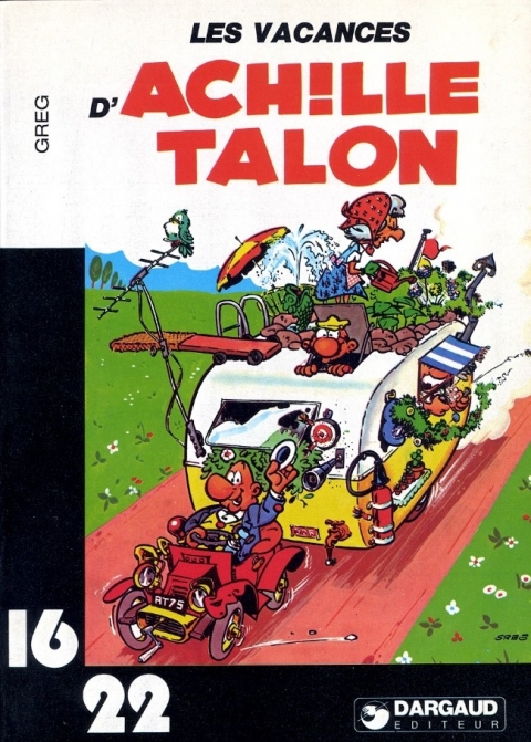 Couverture de l'album Achille Talon 16/22 Tome 2 Les vacances d'Achille Talon