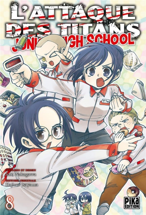 Couverture de l'album L'Attaque des Titans - Junior High School 8