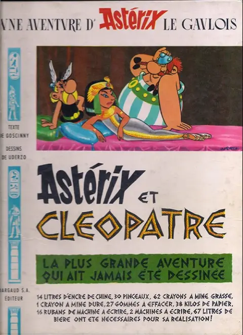 Couverture de l'album Astérix Tome 6 Astérix et Cléopâtre