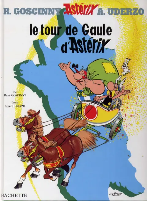 Couverture de l'album Astérix Tome 5 Le tour de Gaule d'Astérix