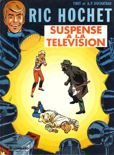 Couverture de l'album Ric Hochet Tome 7 Suspense à la télévision
