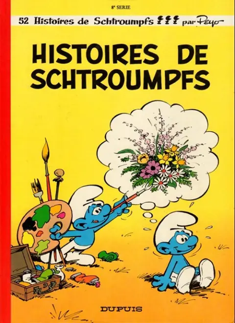 Couverture de l'album Les Schtroumpfs Tome 8 Histoires de Schtroumpfs