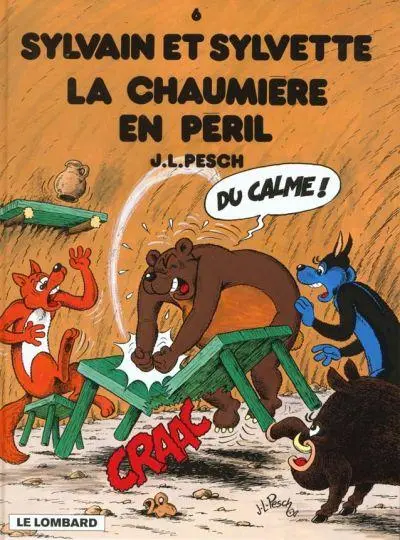 Couverture de l'album Sylvain et Sylvette Tome 6 La chaumière en péril