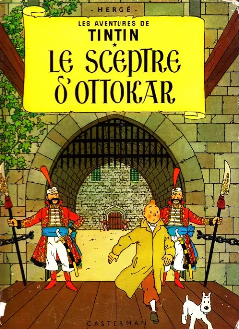 Couverture de l'album Tintin Tome 8 Le sceptre d'Ottokar
