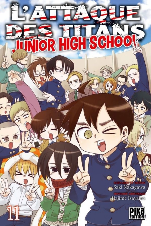 Couverture de l'album L'Attaque des Titans - Junior High School 11