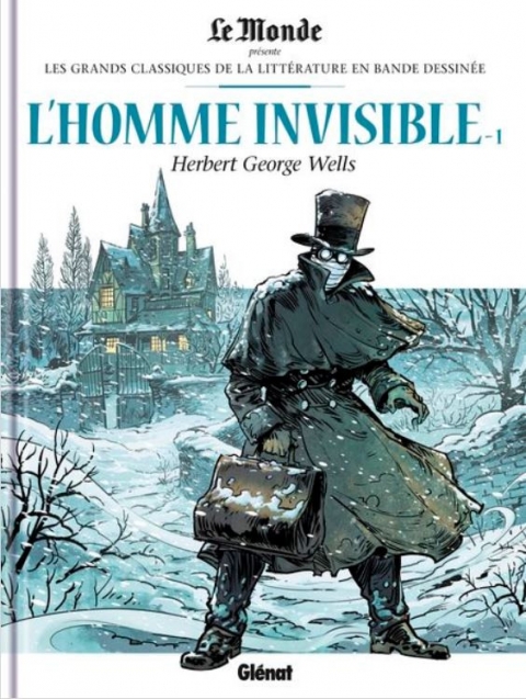 Couverture de l'album Les Grands Classiques de la littérature en bande dessinée Tome 31 L'homme invisible - 1