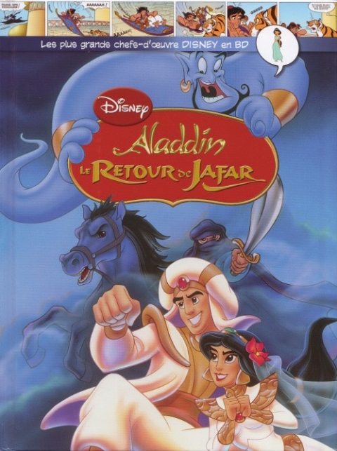 Couverture de l'album Les plus grands chefs-d'œuvre Disney en BD Tome 34 Aladdin, le retour de Jafar