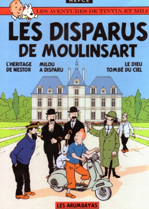 Couverture de l'album Tintin Les disparus de Moulinsart