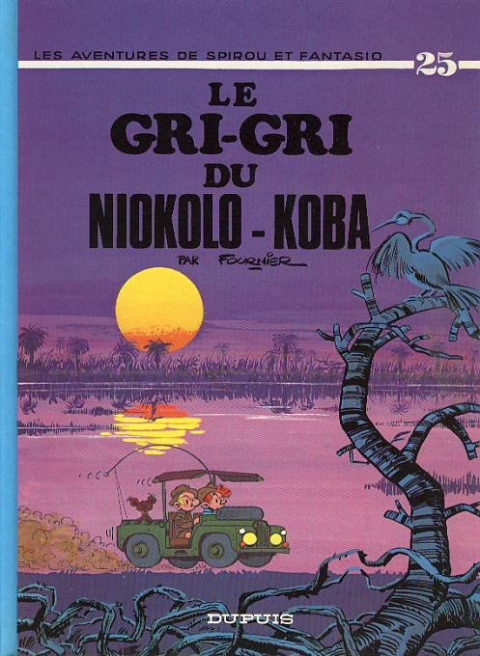 Couverture de l'album Spirou et Fantasio Tome 25 Le gri-gri du niokolo-koba