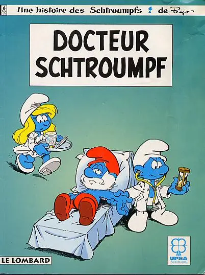 Couverture de l'album Les Schtroumpfs Tome 18 Docteur Schtroumpf