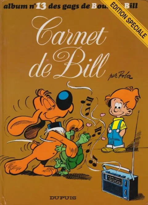 Couverture de l'album Boule & Bill Tome 13 Carnet de Bill