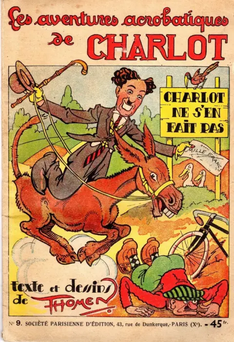 Couverture de l'album Charlot 1ère Série - SPE Tome 9 Charlot ne s'en fait pas