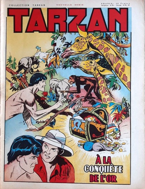 Couverture de l'album Tarzan (collection Tarzan) 9 A la conquête de l'or