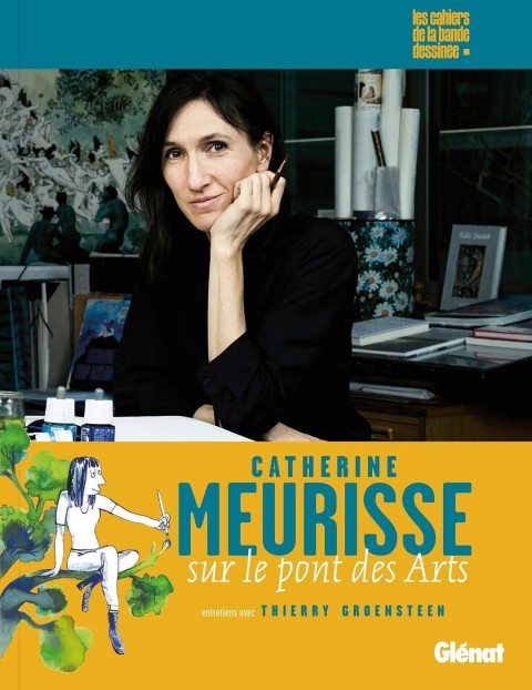 Catherine Meurisse sur le pont des Arts