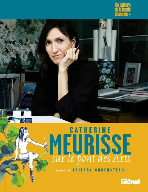 Catherine Meurisse sur le pont des Arts