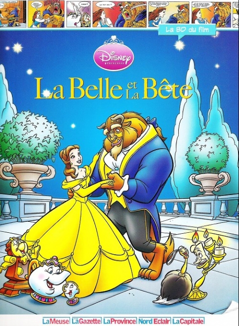 Couverture de l'album Disney (La BD du film) Tome 9 La belle et la bête