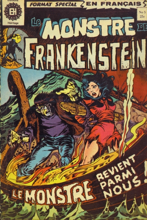 Couverture de l'album Le Monstre de Frankenstein Tome 5 Le monstre revient parmi nous