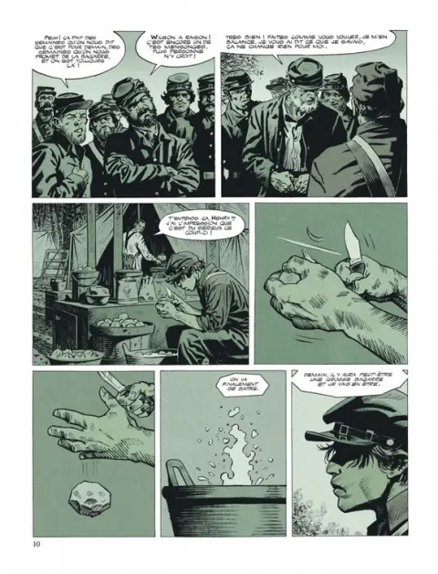 Planche de l'album Le combat d'Henry Fleming