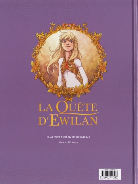 Verso de l'album La Quête d'Ewilan Tome 4 Les plateaux d'Astariul